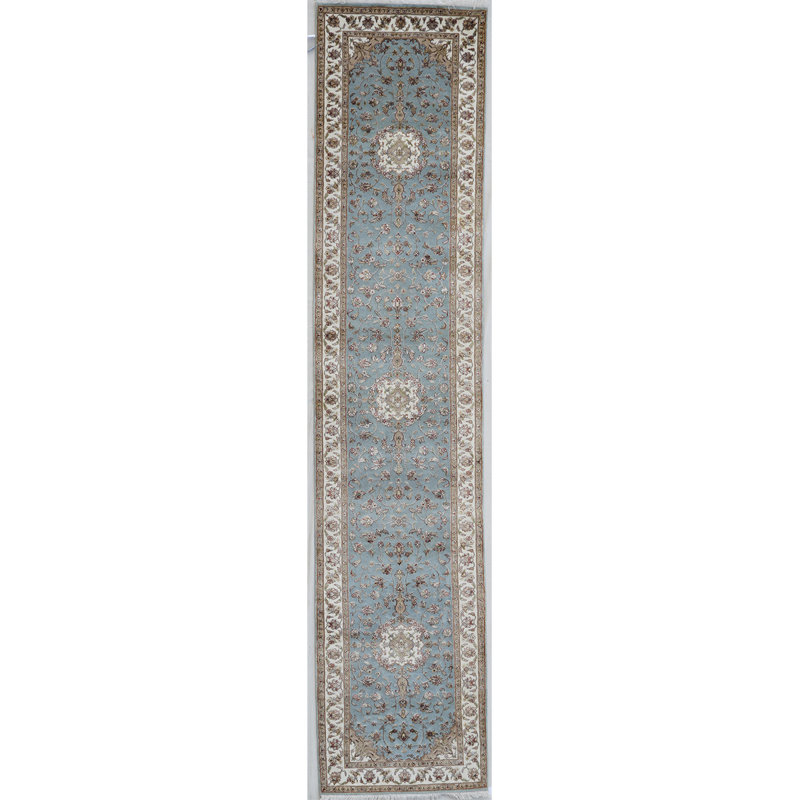 Hand Woven Wool Oriental Area Rug, Runner 2'6" x 12'