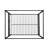 Semple Upholstered Metal Canopy Bed-469406098