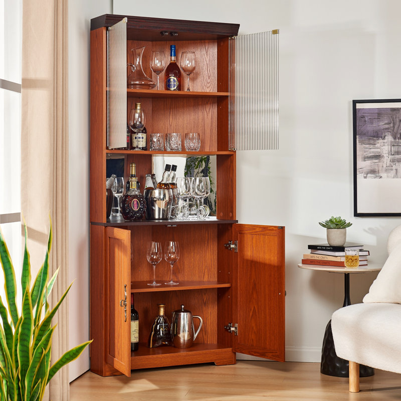 Armoire de rangement haute autoportante, White