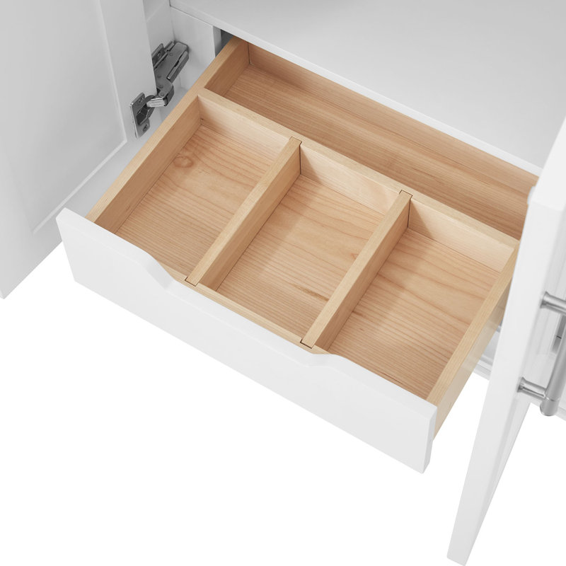 Anahem 48" Single Bathroom Vanity Set, White, 8" Widespread