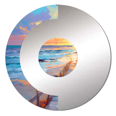 Isahella - Miroir mural demi-cercle