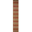 Striped Area Rug in Brown/Red