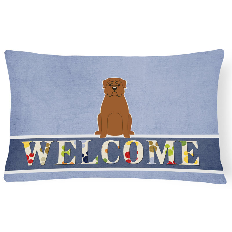  Coussin Dogue De Bourdeaux Welcome