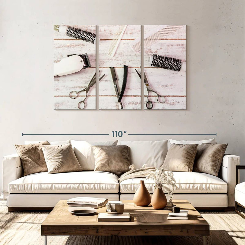 Shuttleworth Hair Salon Set, 48" H x 74" W