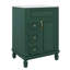 Meuble-lavabo 24 po avec lavabo, meuble-lavabo autoportant avec deux tiroirs de rangement et tablettes réglables, meuble-lavabo moderne avec lavabo simple pour petite salle de bain-313485888