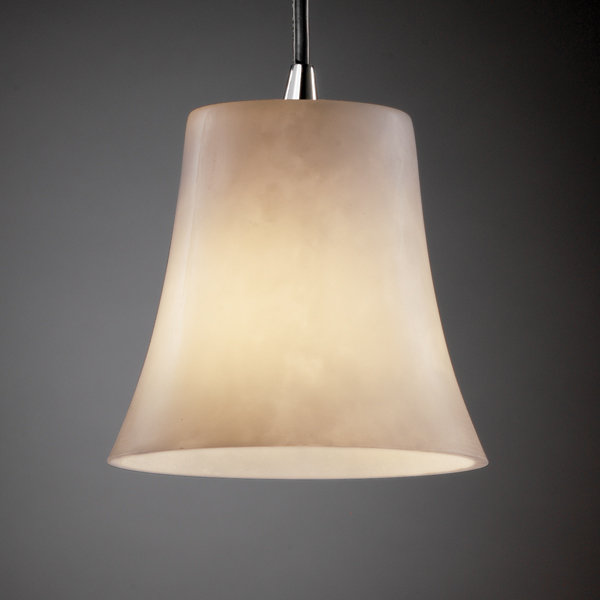 Doinel 1 - Light Unique/Statement Pendant, Polished Chrome, Black