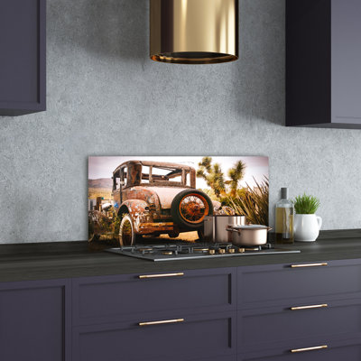 Batey 50cm W x 100cm L Glass Peel and Stick Panel