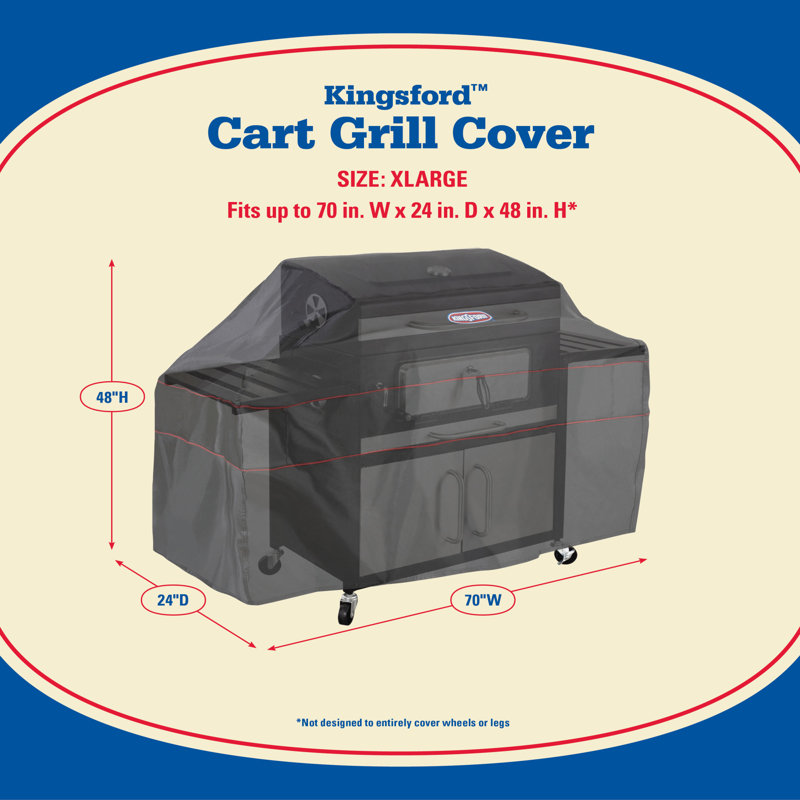 Classic Accessories Kingsford Grill W x D Grill Cover, 70"