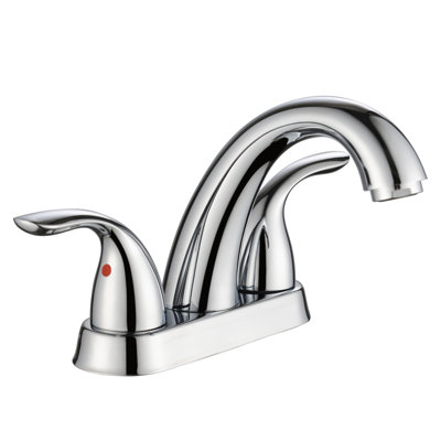 Bothwa Home 5.45" CUPC Certified 2-Handle Bathroom Sink Faucet (Matt Black Finish)