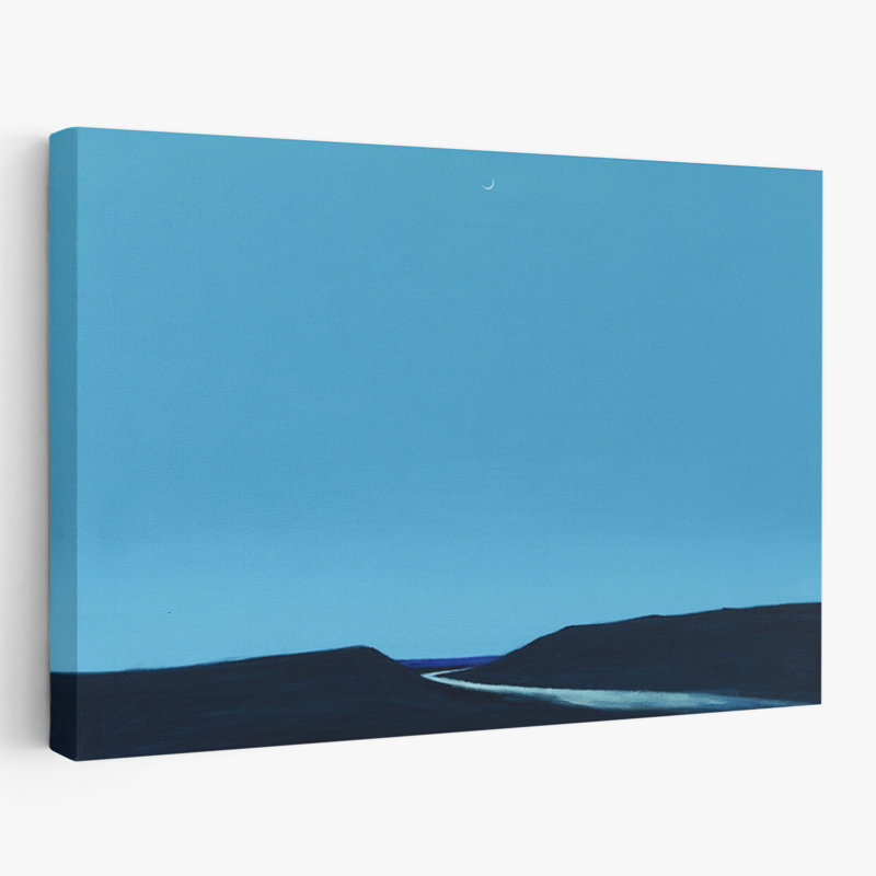 Nuit apaisante - paysages lunaires, H 40 po x l 60 po