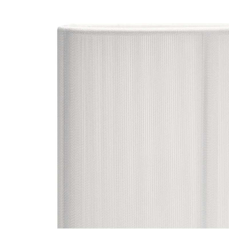  Daylinn 19.5cm Compact Chrome Silk String Bedside Table Lamp