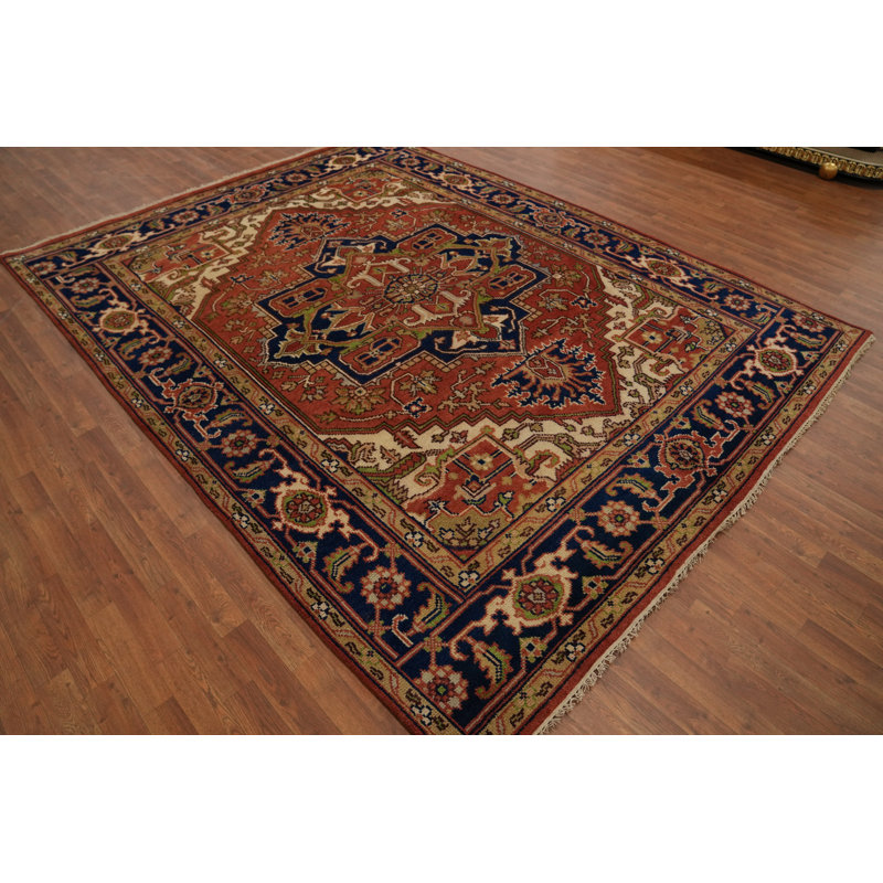 Geometric Traditional Room Size Area Rug 8x10