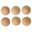 Ensemble de bols ronds en bambou (chacun variera)