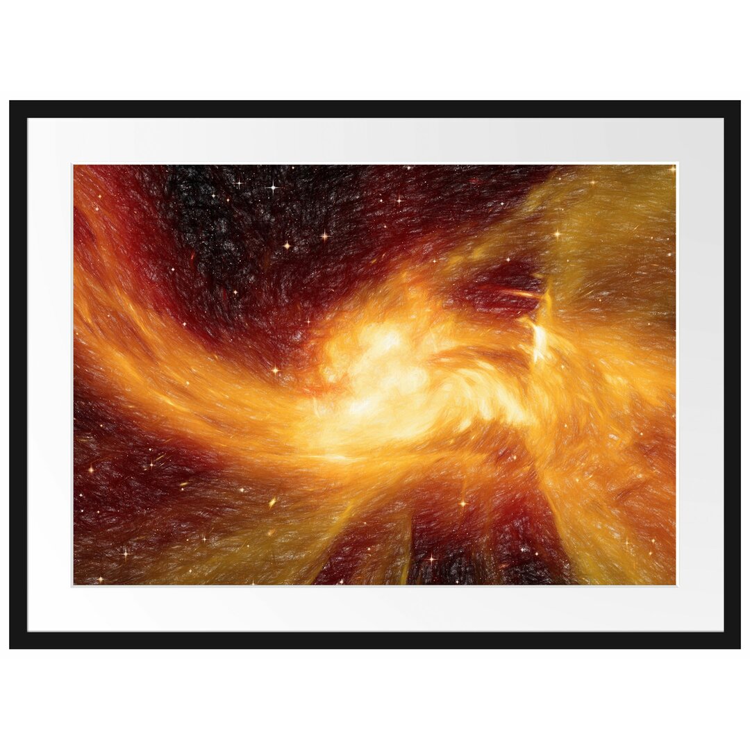 Gerahmtes Poster Galaxie der Sterne