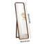 Modern Large Wall & Accent Mirrors, Solid Wood Walnut Frame For Home