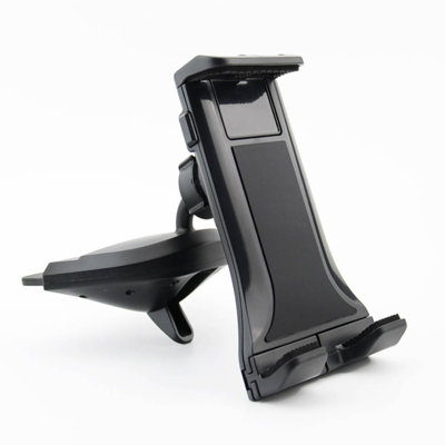 Universal Cd Slot Car Phone & Tablet Holder, 360° Rotatable Mount For 4–12" Devices