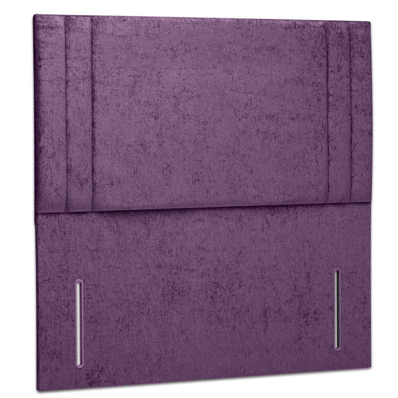 Carthers Upholstered Headboard, Super King (6'), Purple