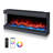 Prower 3-Sided Smart Wi-Fi Electric Fireplace with RGB LED Technology-1492390304