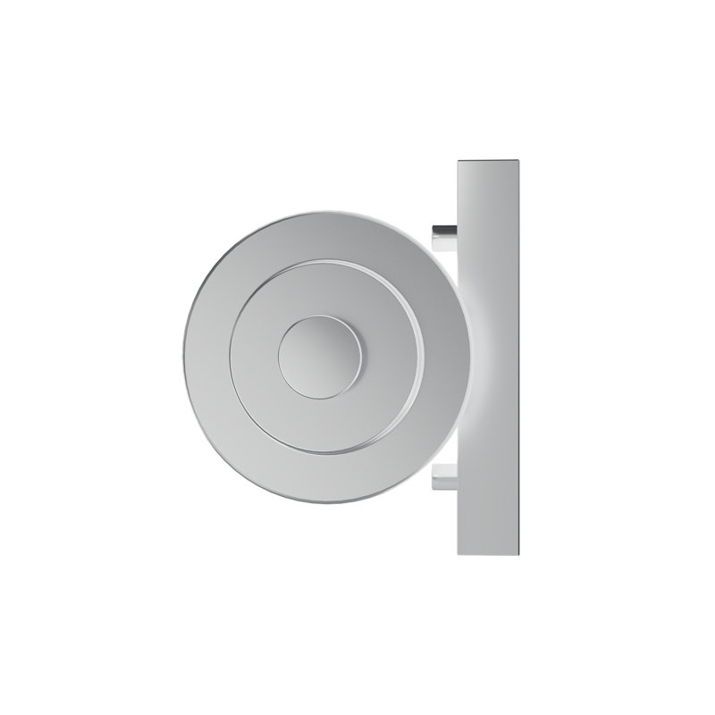 2 - Light Dimmable Vanity Light, Chrome