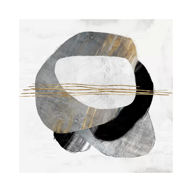«Through Dimensions II» par PI Studio - peinture sur toile tendue, H 12 po x l 12 po x P 0,75 po