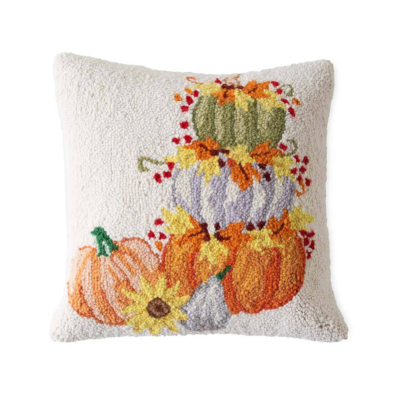 Floral Down Throw Pillow
