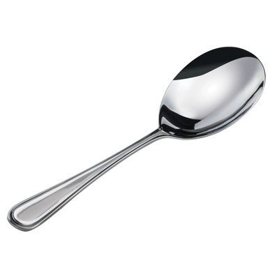 Shangarila Stainless-Steel Serving Spoon, Extra Heavyweight, 10.5 (12 Pack)"