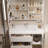 Simple French style bathroom cabinet.