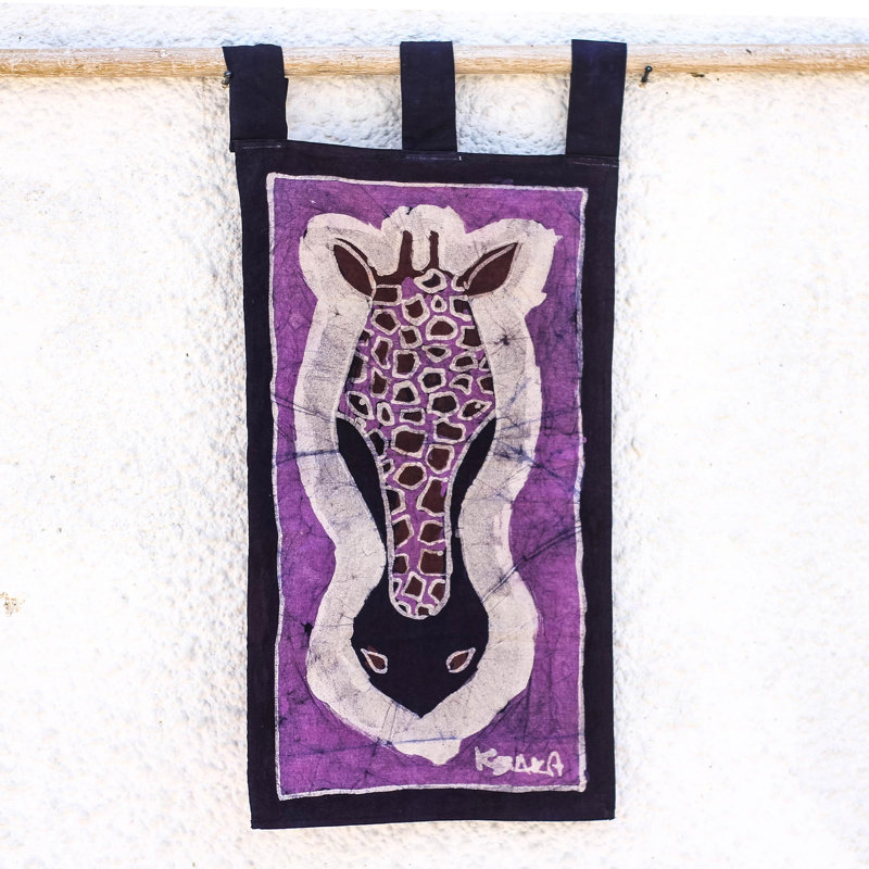 Décoration murale girafe Ii Batik