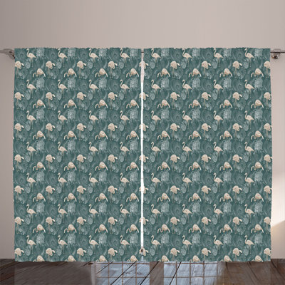 Semi Sheer Curtain Pair