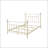 White Finish Full Bed-1845986571