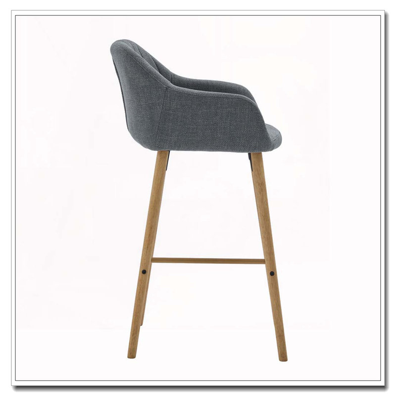 Ensemble de tabourets de bar modernes, Gris