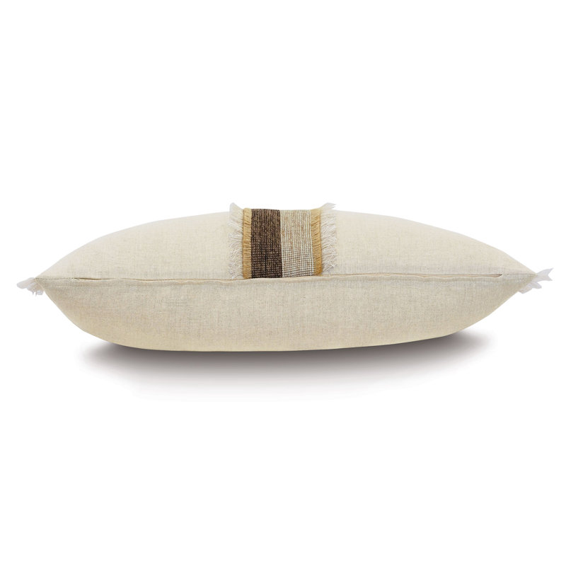 Kimahri Linen Lumbar Pillow Cover & Insert