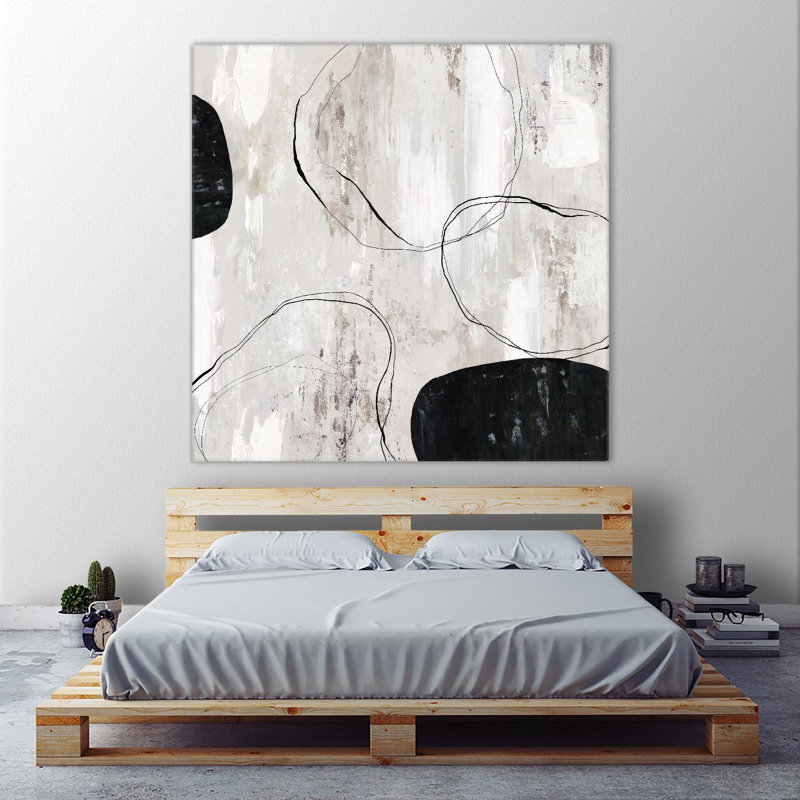 «Falling Stones», reproduction d'art sur toile géante 54 po x 54 po, H 84 po x l 84 po x P 1,5 po