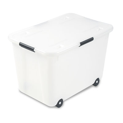 Rolling Storage Box, Letter/Legal, 15-Gallon Size