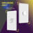 Enerlites Screwless Toggle One-Gang Wall Plate - White-92557697