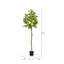 Artificial Potted Lemon Tree-1835507737
