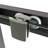 56"-60" Wide X 72" High Sliding Shower Door, 1/4" Tempered Glass, Matte Black, Nano Easy Clean Glass & Protective Film, Stainless Steel 6" Handle, Magnetic Close, Leak Design In Area Black Color,
