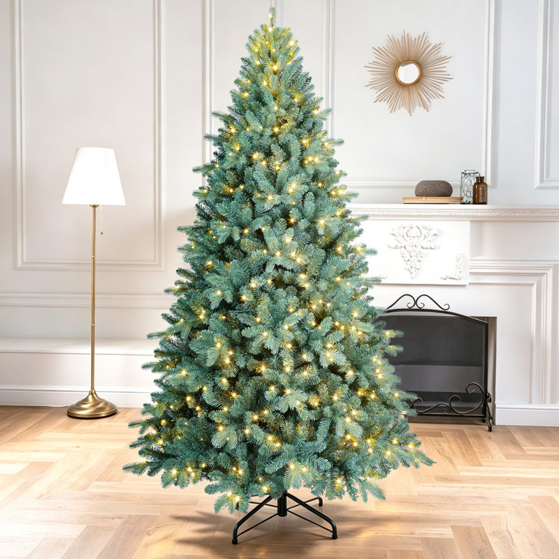 Arbre de Noël artificiel pré-éclairé avec lumières blanc chaud, 5 pi