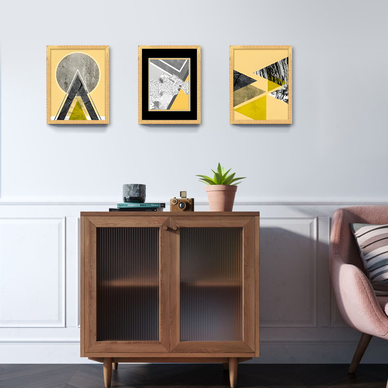 Cadre photo en bois, Or