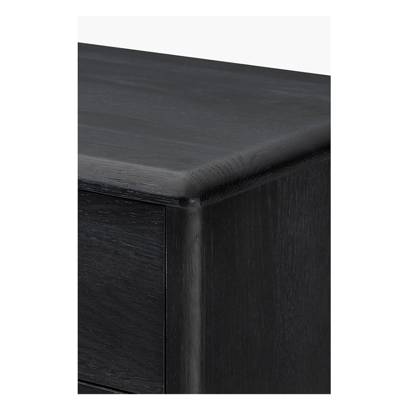 Commode d'appoint italienne en bois massif