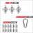 ColourTree Sun Shade Sail Triangle Hardware Kit (Hardware Kits + Cable Wires)