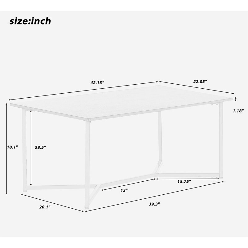 Alkinoi Cross Legs Coffee Table