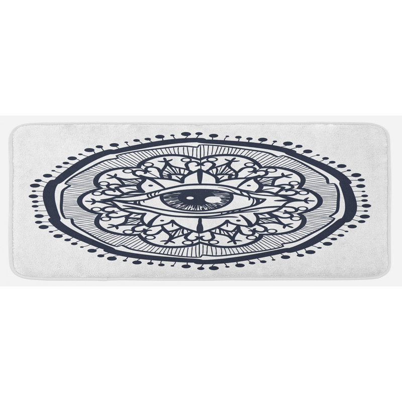 Eclectic Polyester Kitchen Mat