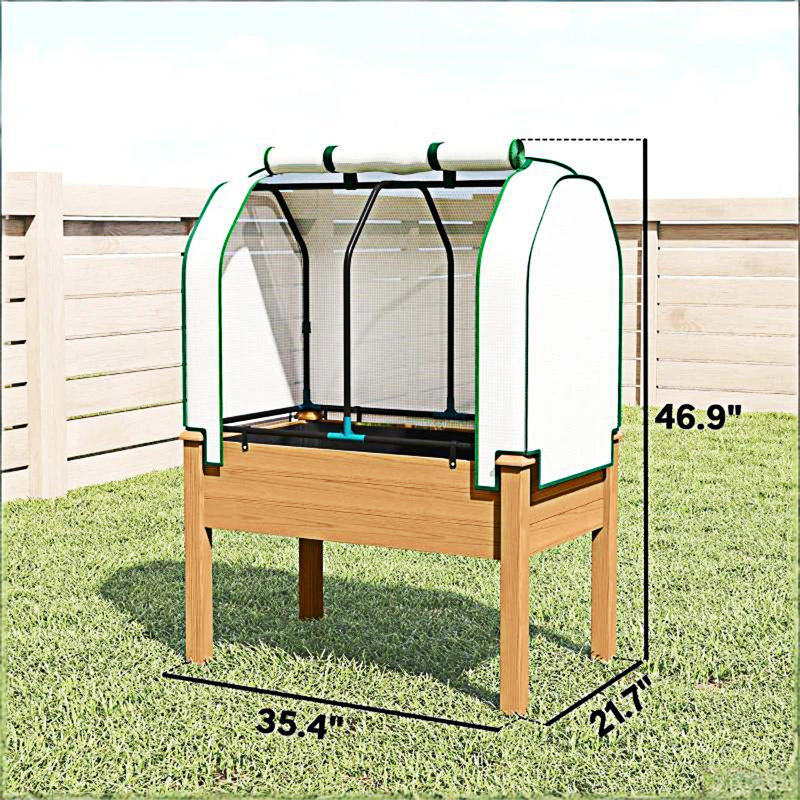 Practical Raised Garden Bed Planter Box, Sand