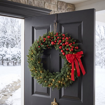 Greyson Pre-Lit Christmas Wreath