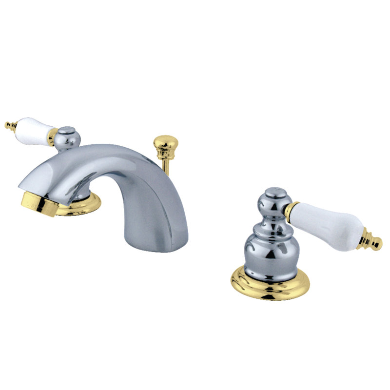 Robinet de salle de bain Kingston, Chrome poli / laiton poli