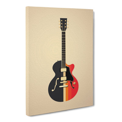 Guitar Minimalism No.2 - No Frame Print