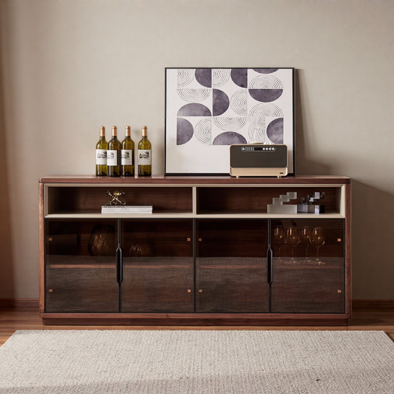 Large-Capacity High-End Sideboard, 33.46" H x 70.87" W x 17.72" D