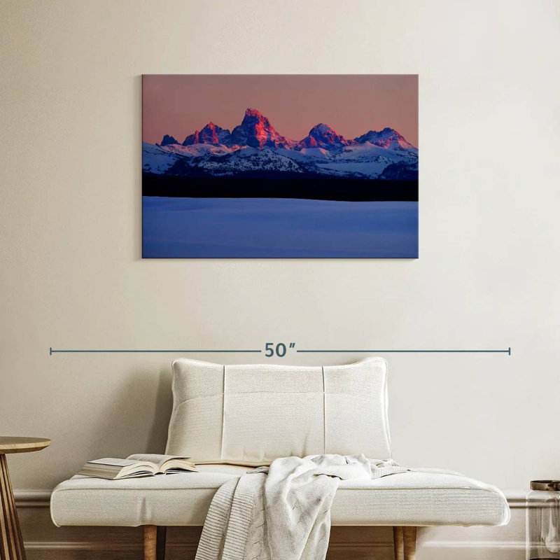 Alvord Grand Teton Winter Glow, H 24 po x l 36 po