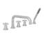 Lombardia® Deck Mounted Roman Tub Faucet-53637001-107351930